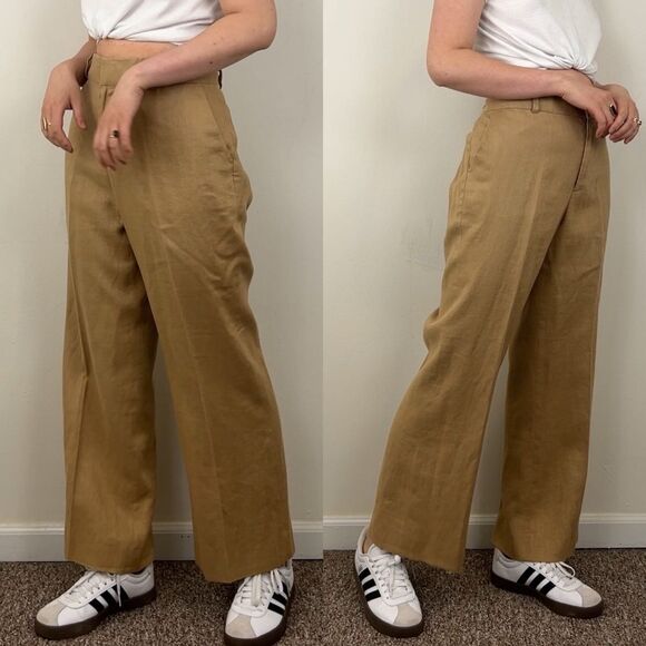 Vintage Lauren Ralph Lauren Classic Tan Line Trousers Pants - Picture 3 of 8